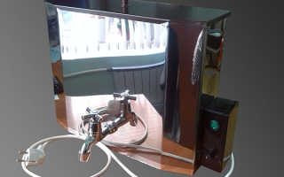 Водонагреватель для дачи — наливной с нагревателем, умывальник мойдодыр, наливной с душем, электрический наливной, видео