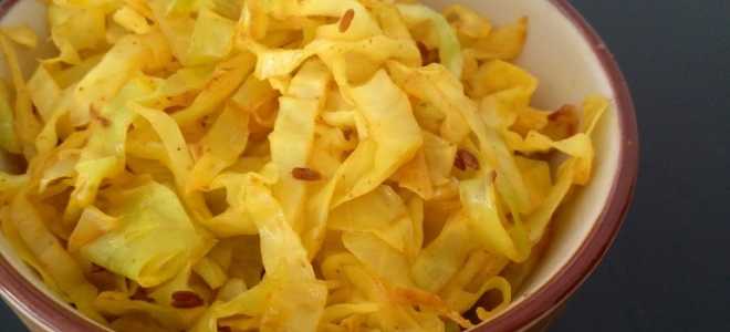 Капуста маринованная с куркумой: рецепт быстрого приготовления