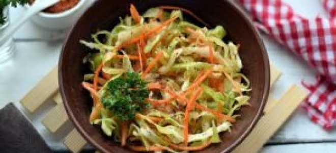 Маринованная капуста по-корейски быстрого приготовления: пошаговый рецепт