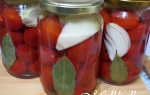 Маринованные помидоры с луком на зиму, рецепт с фото