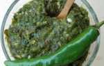 Зеленая аджика: рецепт приготовления, ингредиенты