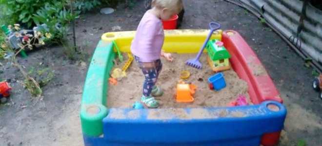 Пластиковые песочницы для дачи